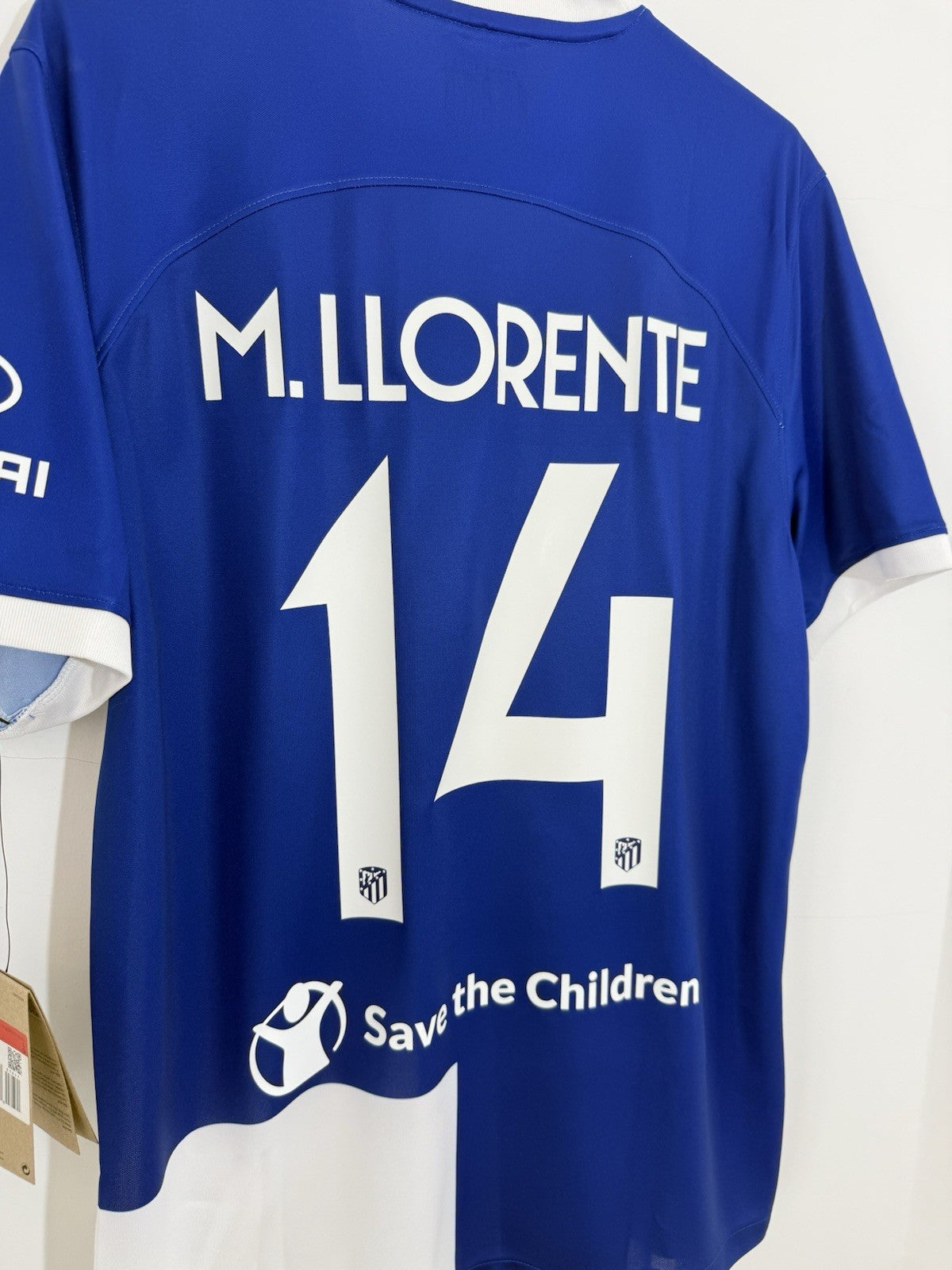 Atletico Madrid M. Llorente #14 2023/24 Large 3rd Shirt BNWT DX2679-418