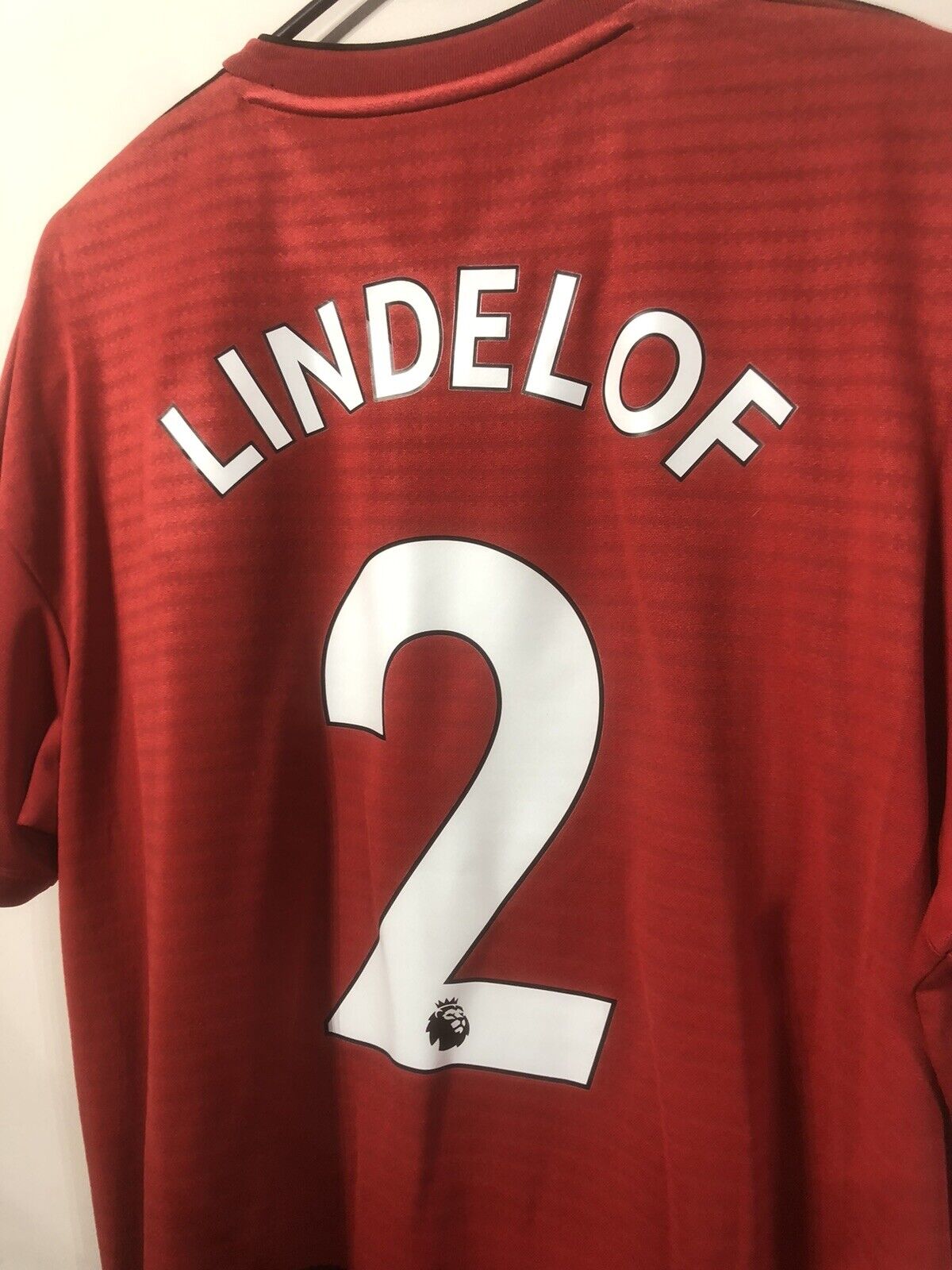 Lindelof #2 Manchester United XL 2018/19 Home Shirt Excellent Condition