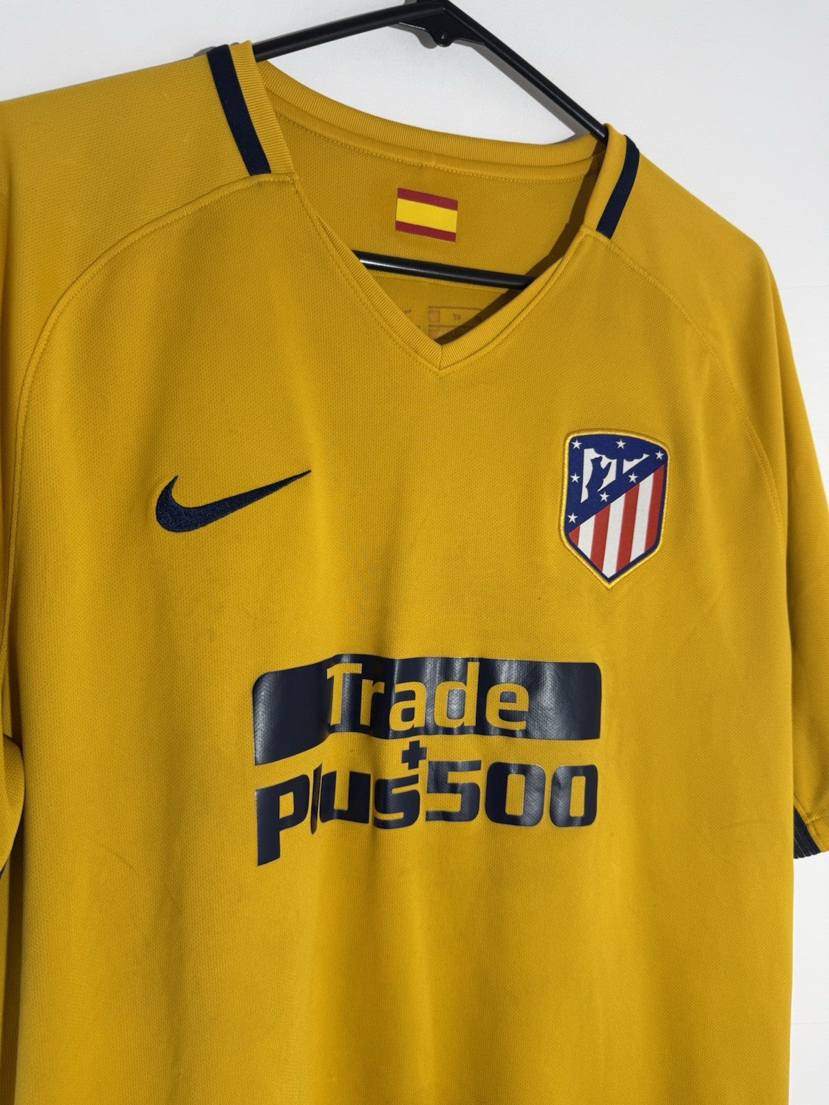 Atletico Madrid Saul #8 2017/18 Xl Away Shirt Good Condition 847290-740