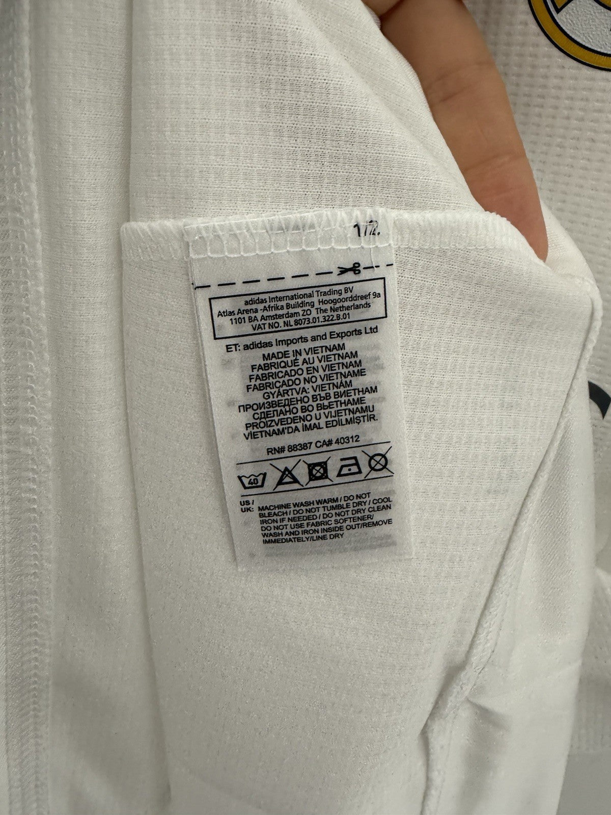 Real Madrid Ronaldo #7 2015/16 XL Champions League Home Shirt BNWT S12614