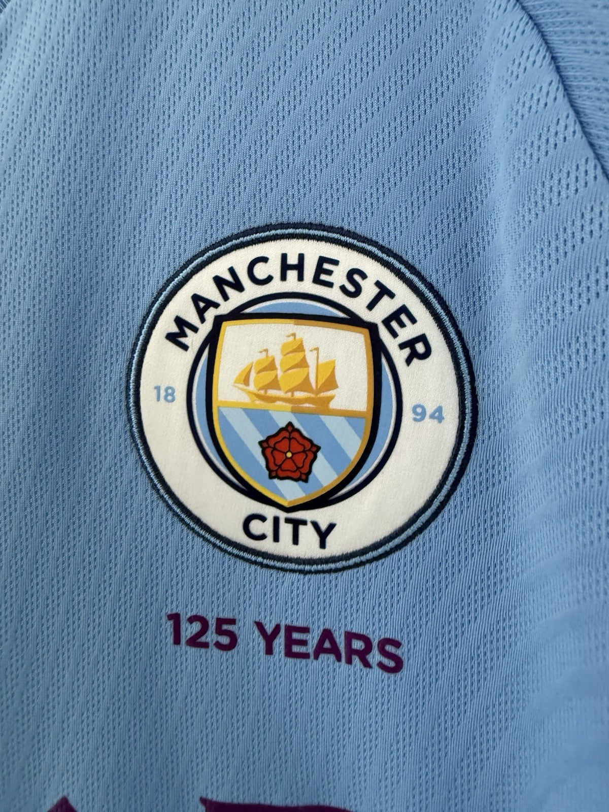 Manchester City Foden #47 2019/20 Medium (S) Home Excellent Condition 755586-01