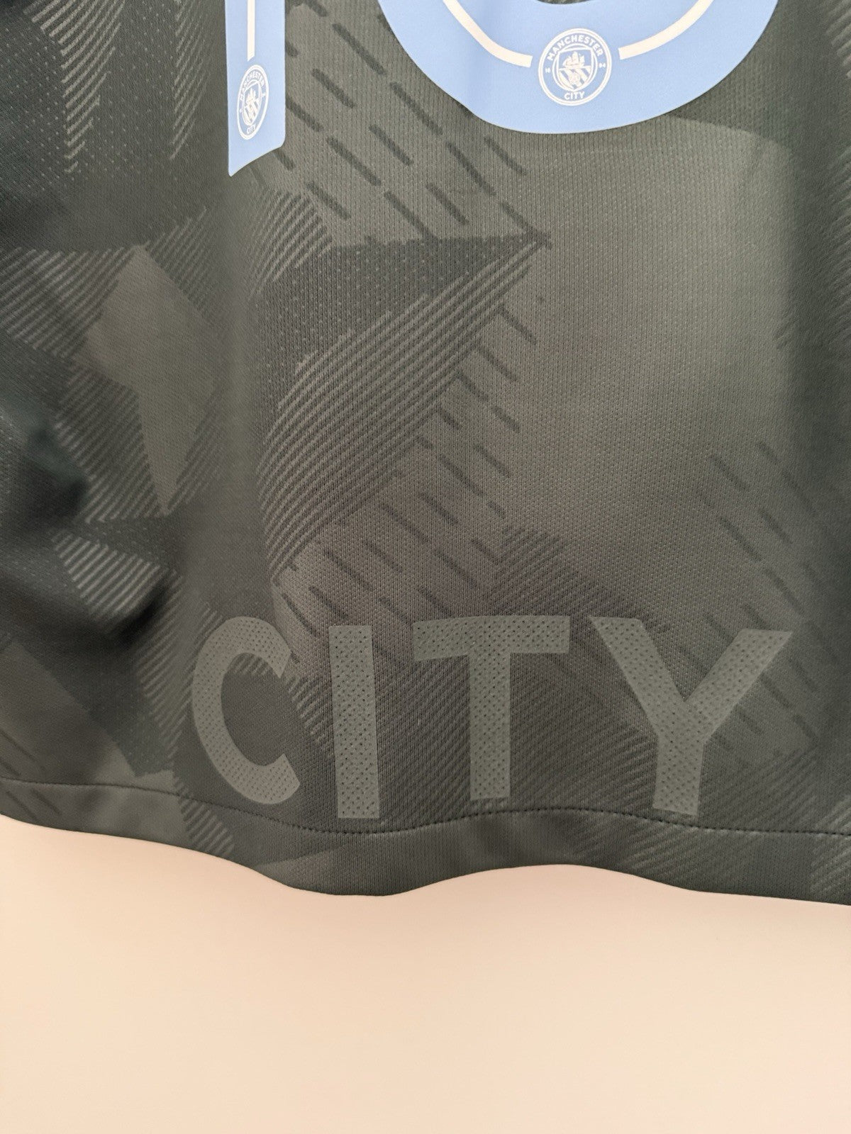 Man City Kun Aguero #10 2017/18 Medium 3rd Shirt Excellent Condition 847259-333