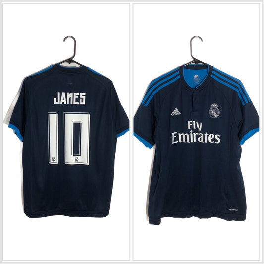 James 10 Real Madrid 2015 16 Large 3rd Shirt Very Good Condition S12676
