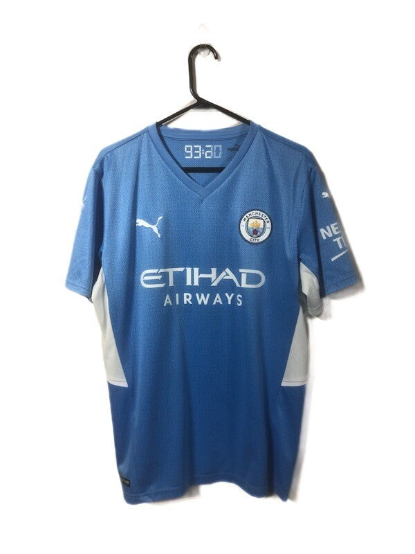 Manchester City Walker #2 2021/22 Large Home Shirt Excellent Condition 759202-01