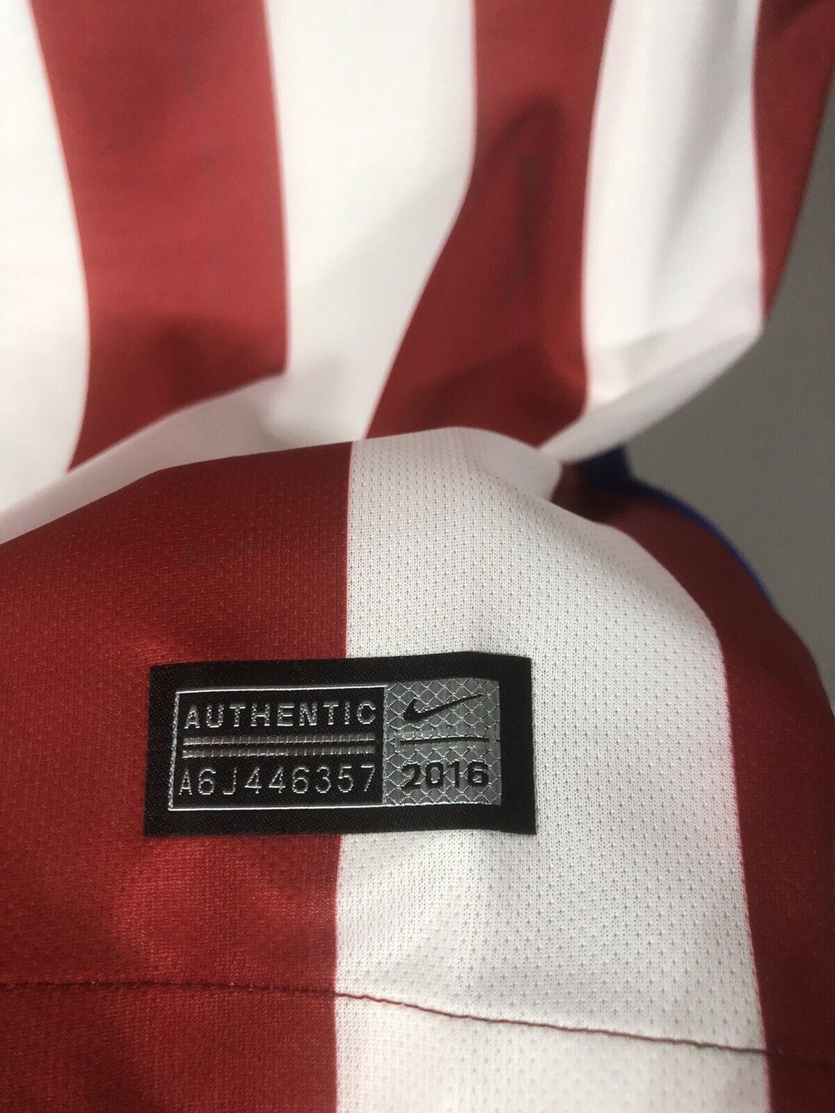 Saul #8 Atletico Madrid 2016/17 Medium Home Shirt Jersey Nike BNWT 808308-649