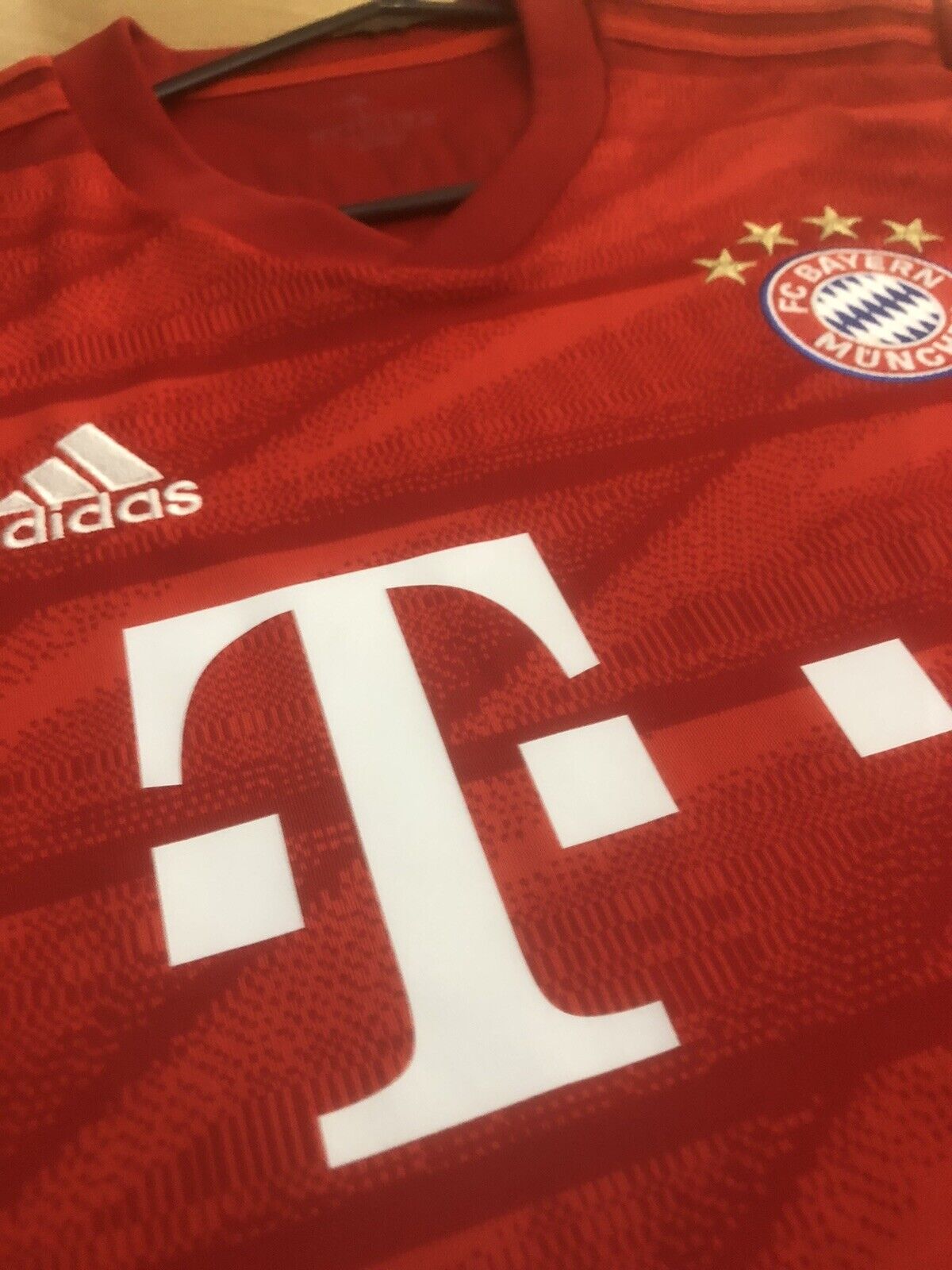 Lewandowski 9 Bayern Munich 2019 20 Large Home Shirt Excellent Condition Dw7410