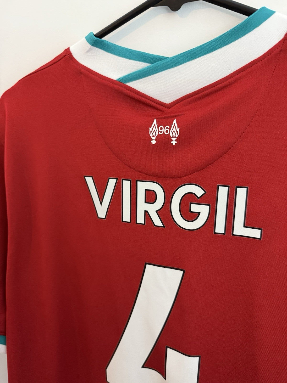 Liverpool Virgil #4 2020/21 XL WCC Home Shirt Excellent Condition CZ2636-687