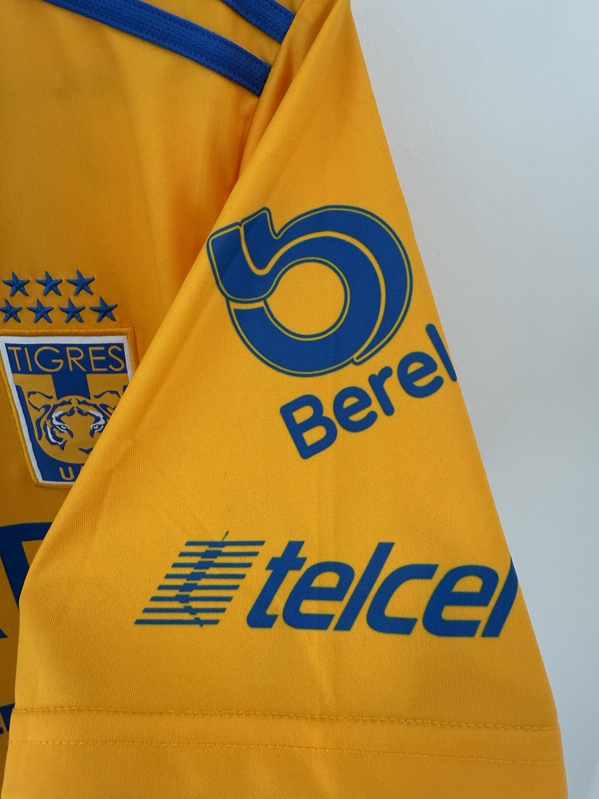 Tigres UANL 2021/22 Home Medium Shirt Adidas Excellent Condition GQ9275