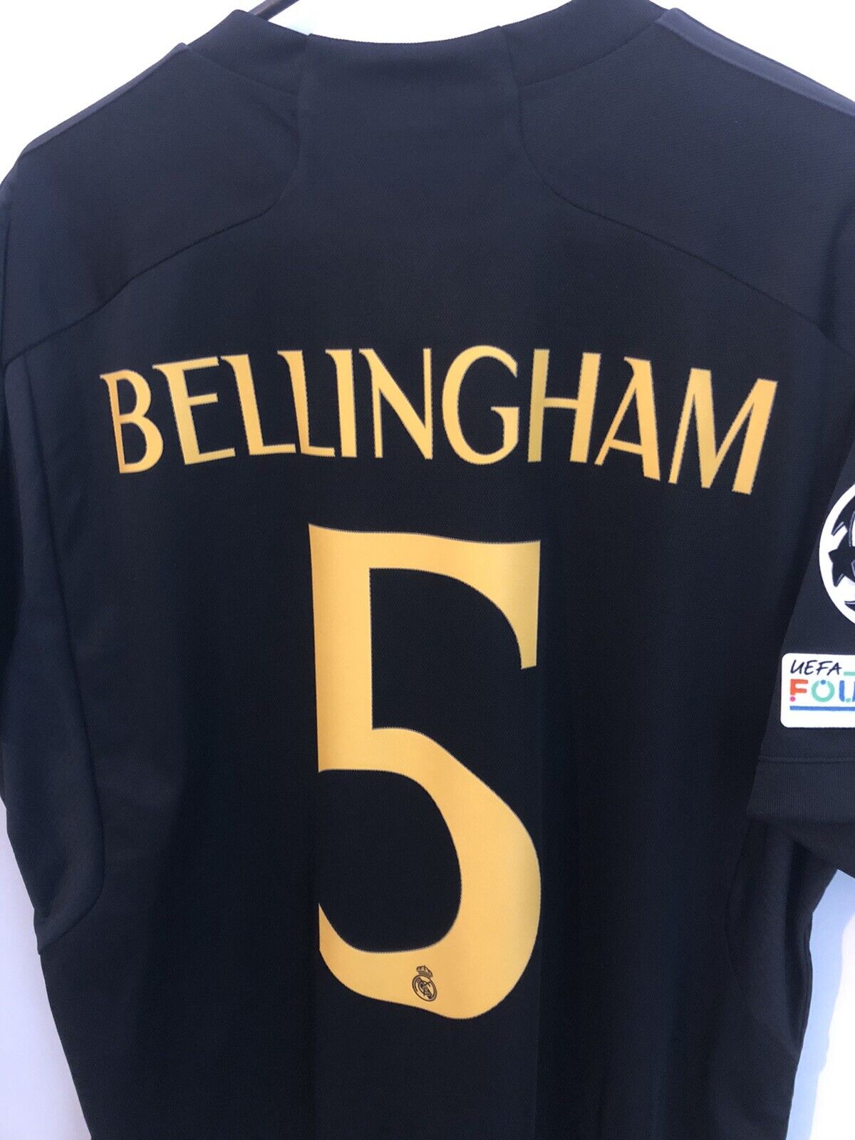 Bellingham 5 Real Madrid 2023 24 3rd Xl Cl Shirt Excellent Condition In9846