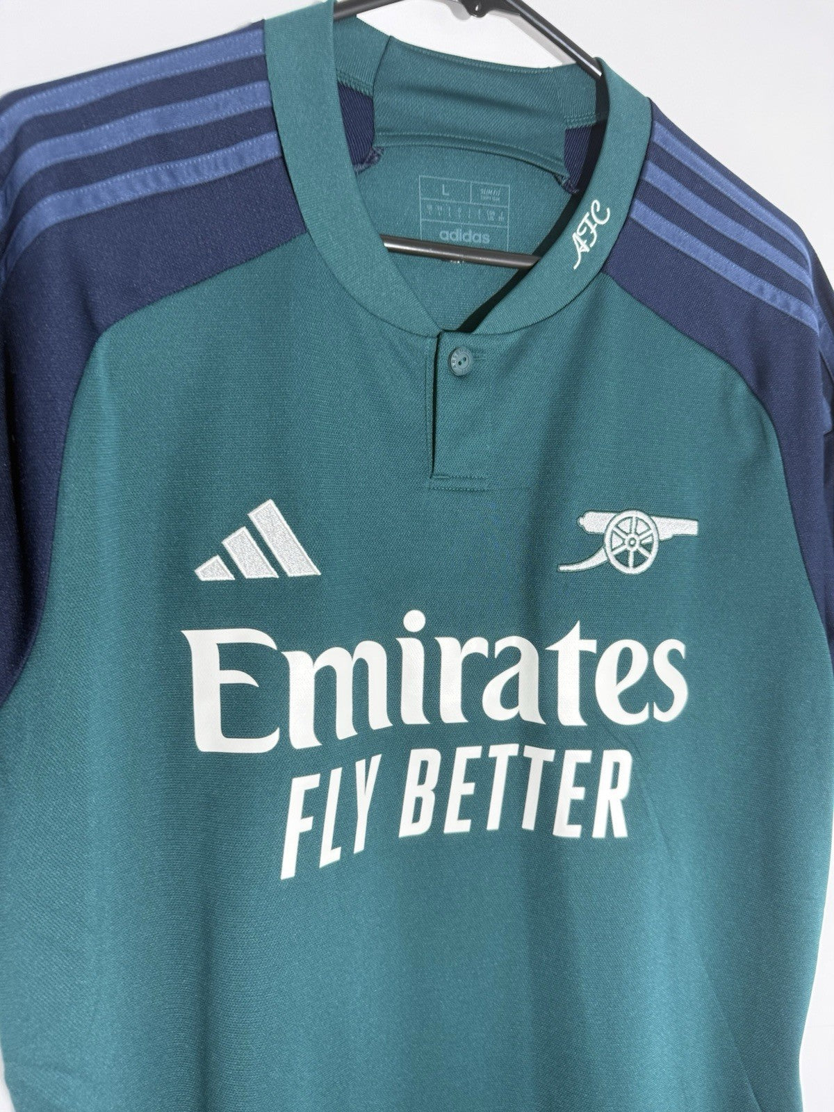 Arsenal Saka #7 2023/24 Large 3rd Shirt Adidas Excellent Condition HR6935