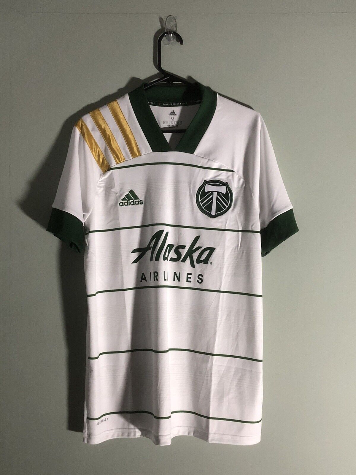 Portland Timbers 2021 Medium Away Football Shirt Jersey Adidas BNWT