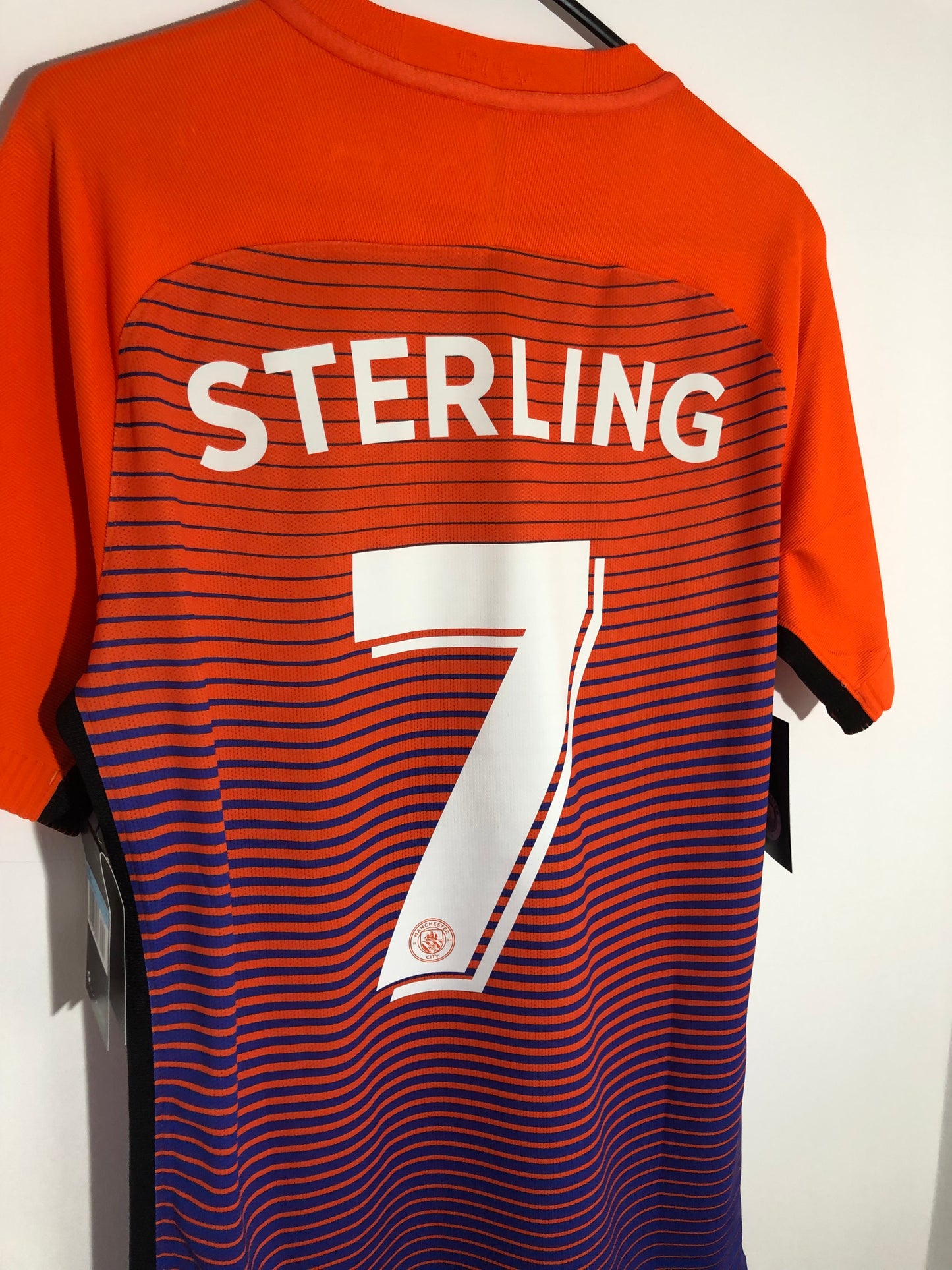 Sterling #7 Man City 2016/17 Medium Vapor 3rd Shirt BNWT 846985 817