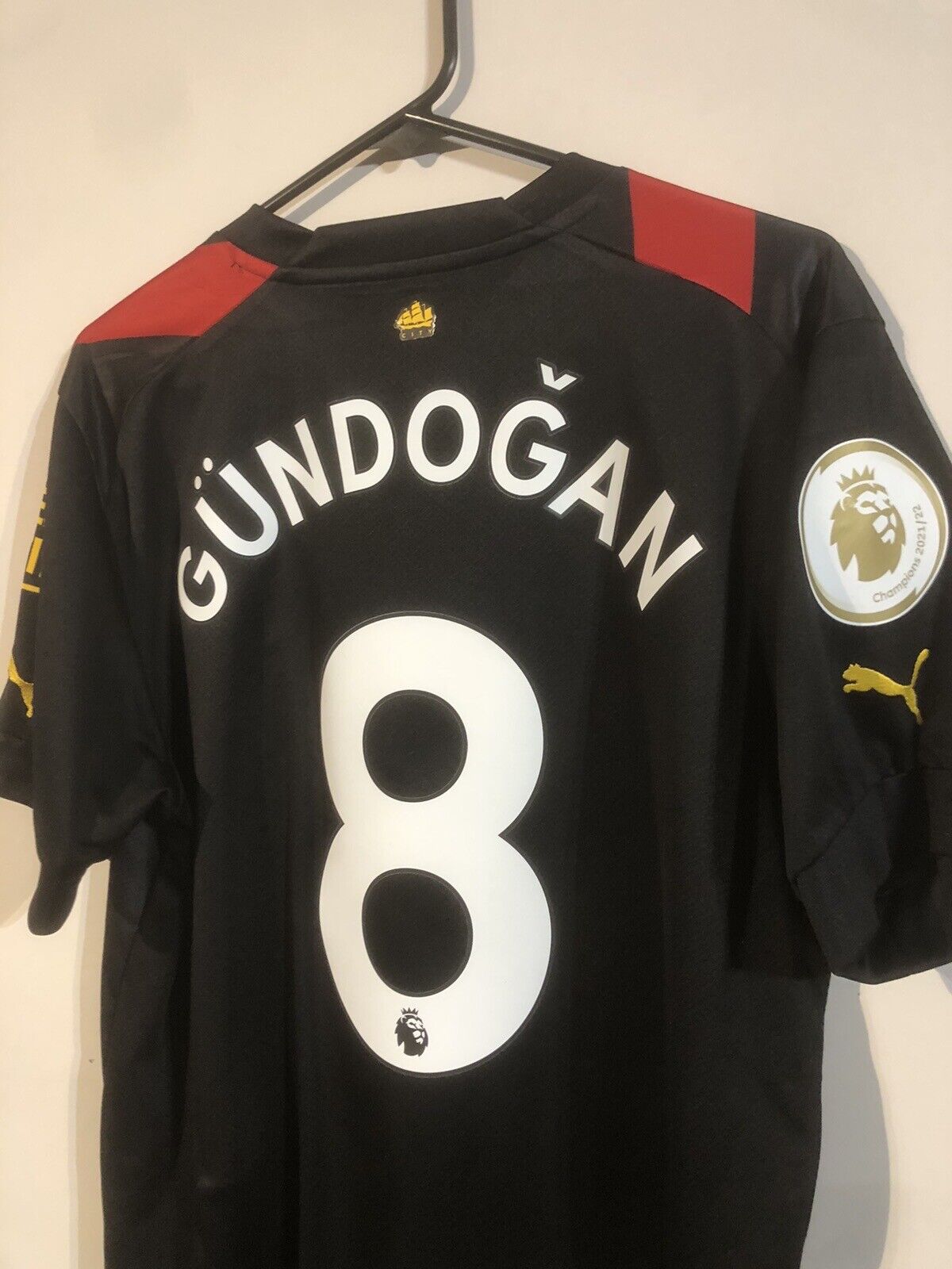 Gundogan #8 Manchester City Treble 2022/23 Large Away Shirt Excellent Condition