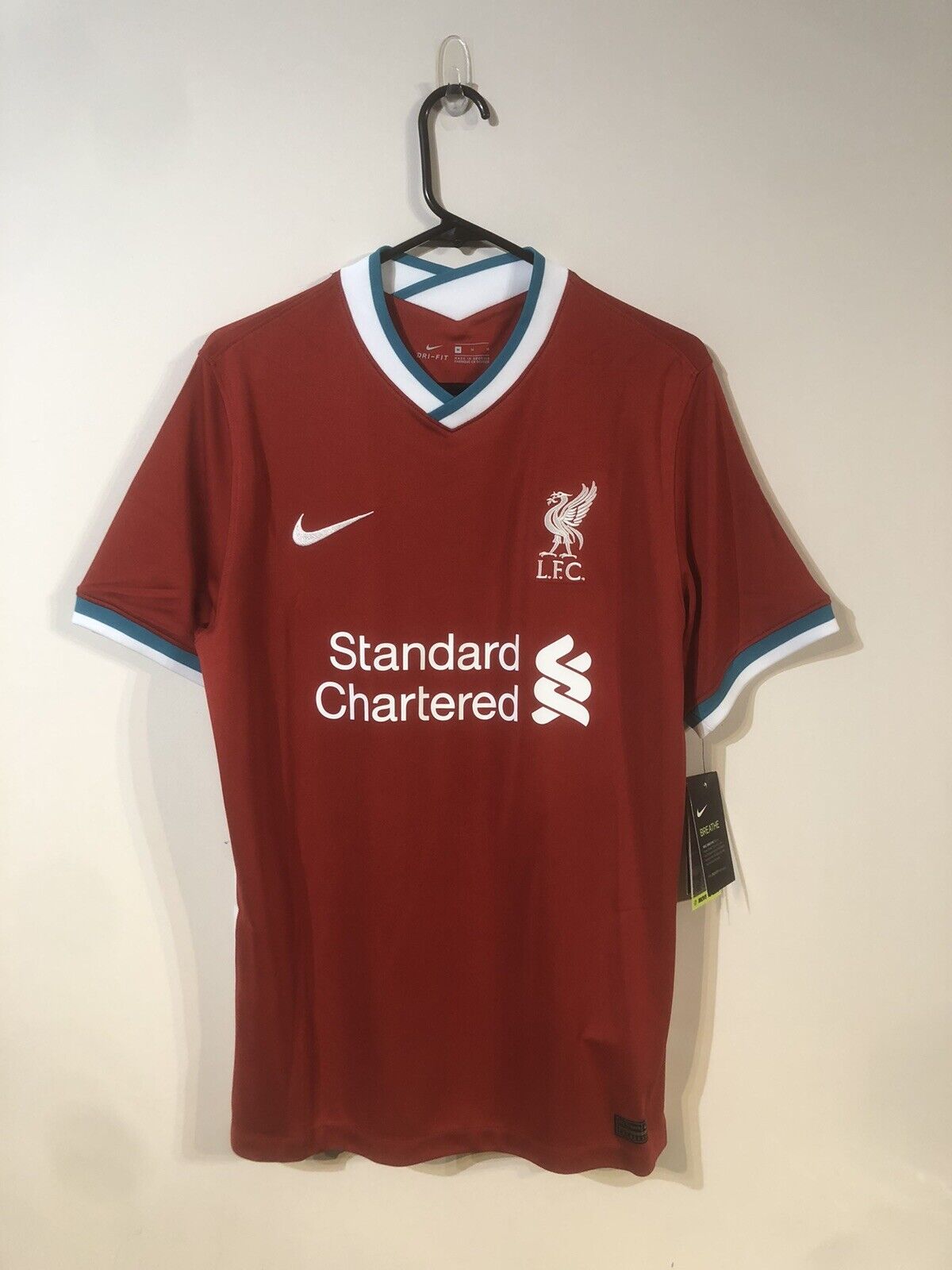 Mane #10 Liverpool Medium CL 2020/21 Home Shirt Jersey Nike BNWT