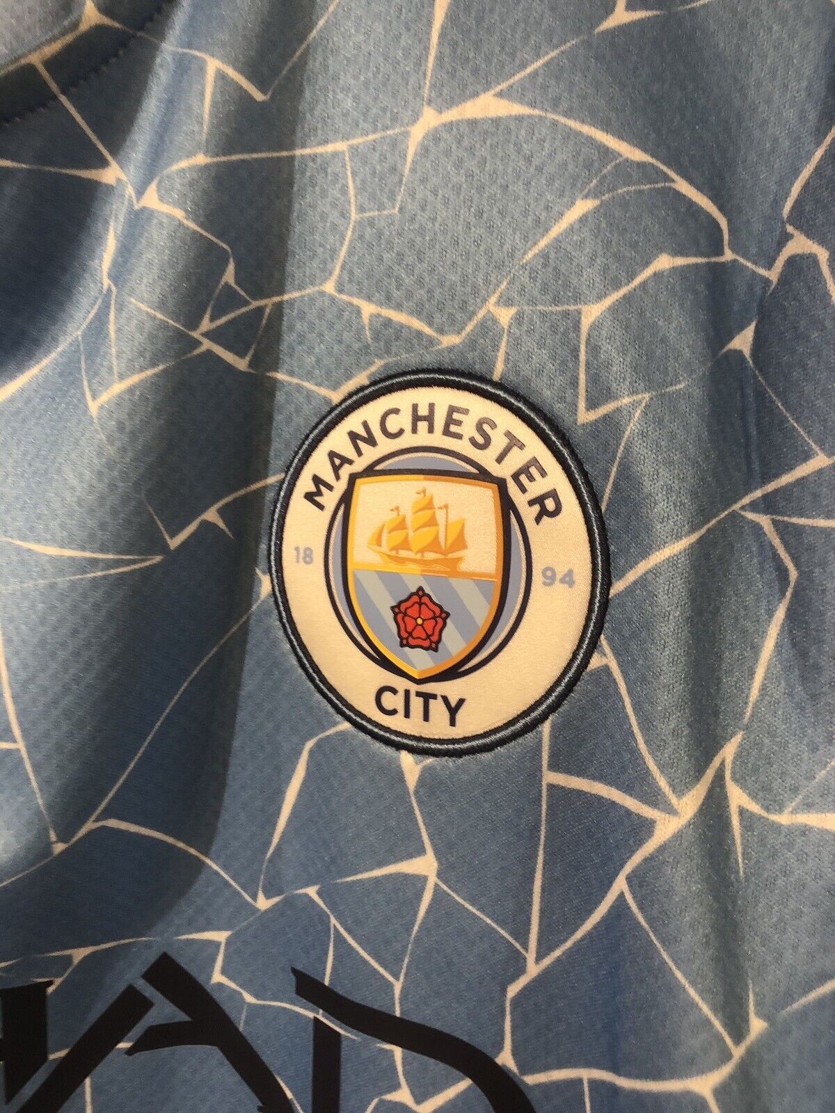 Aguero #10 Manchester City 2020/21 Large L/S Home Shirt BNWT