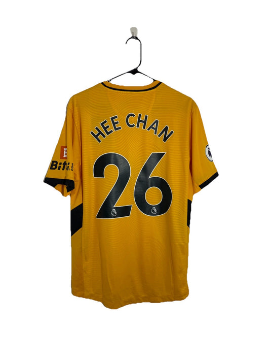 Wolverhampton Wanderers Hee Chan #26 2021/22 Large Home Shirt Castore BNWT