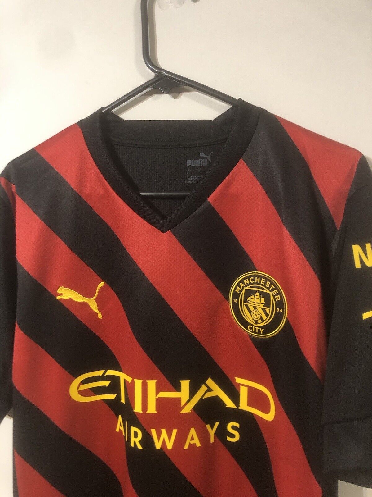 Foden #47 Manchester City Treble 2022/23 Large Away Football Shirt BNWT