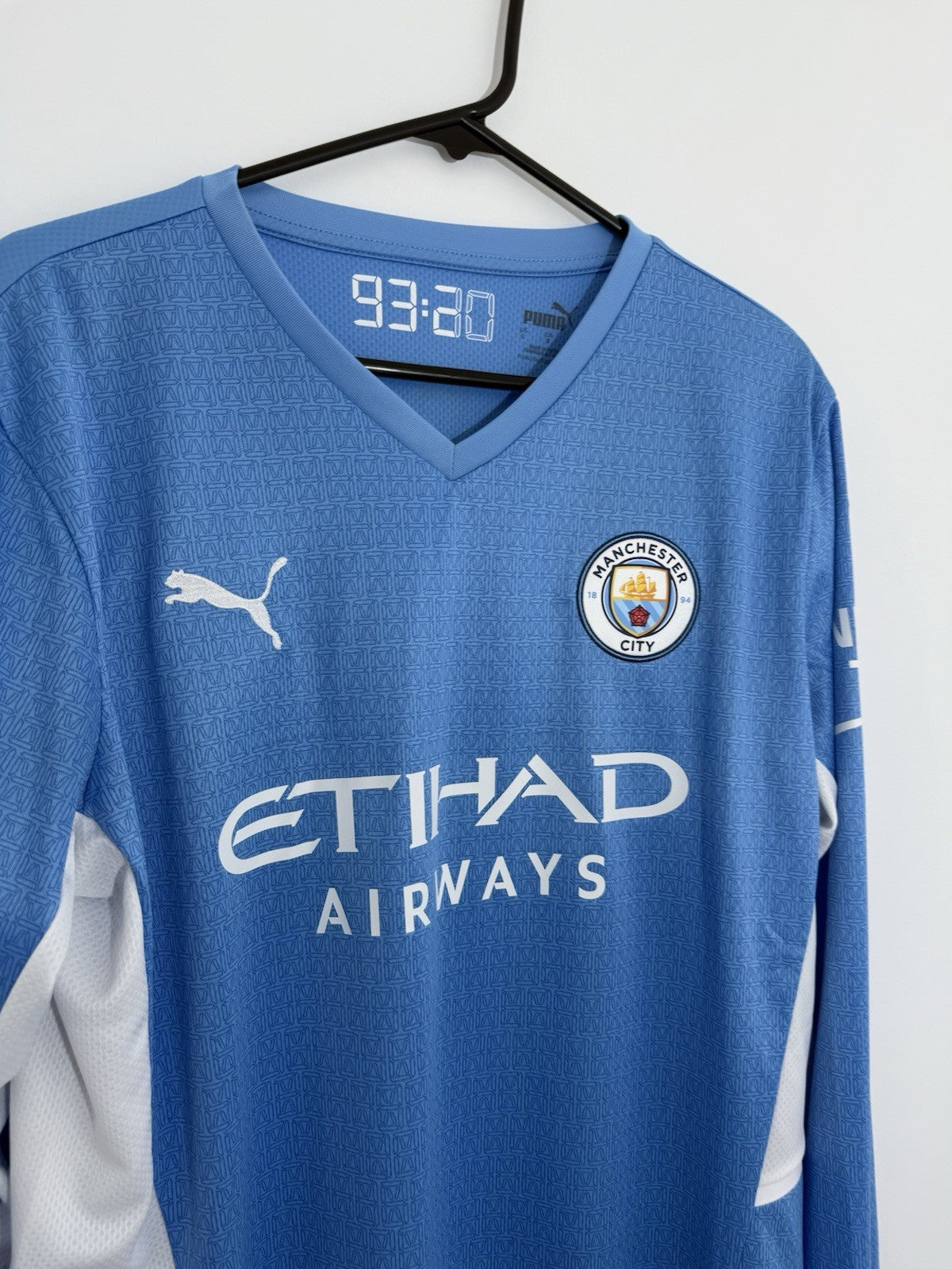 Manchester City Foden #47 2021/22 Large LS Home Shirt Puma BNWT 759203-01
