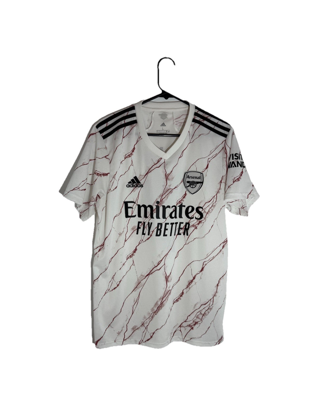 Arsenal Saka #7 2020/21 Large Away Shirt Adidas Excellent Condition EH5815