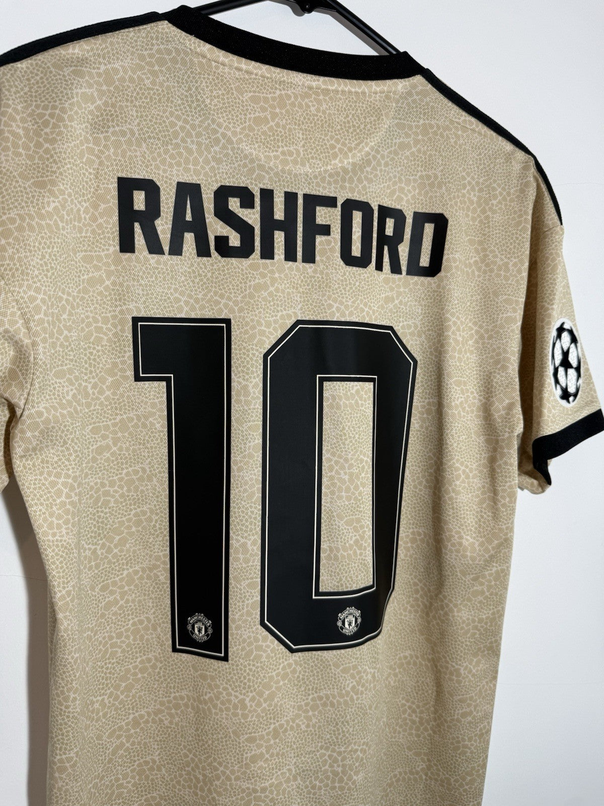 Manchester United Rashford #10 2019/20 Medium CL Away Excellent Condition ED7388