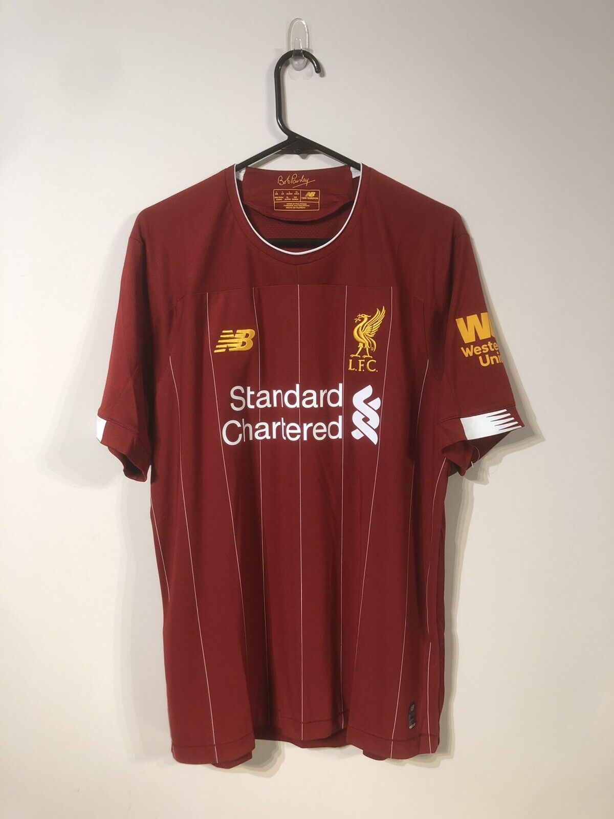 Fabinho #3 Liverpool Large CL 2019/20 Home Shirt Jersey New Balance BNWT