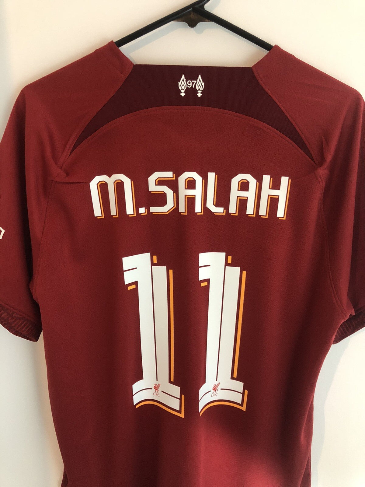 Liverpool M Salah #11 2022/23 Large Home Nike Excellent Condition DM1843-609