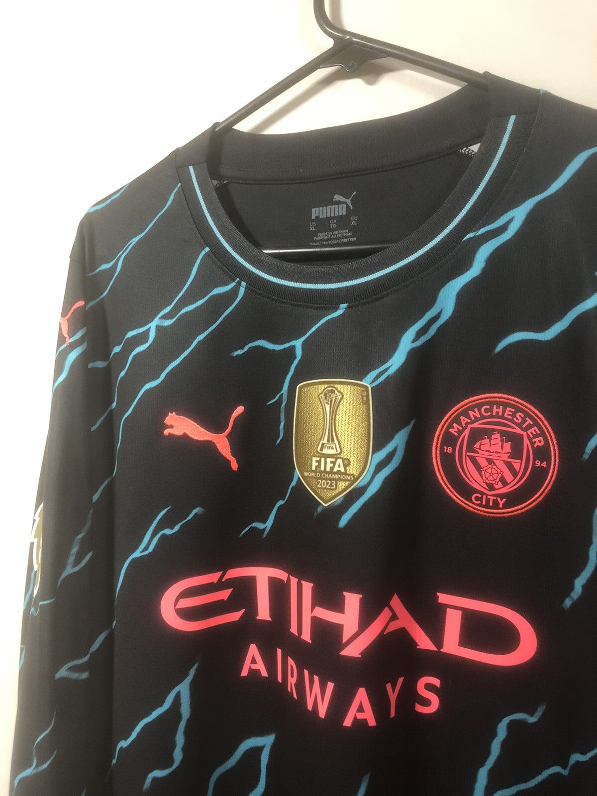 Manchester City Foden #47 2023/24 XL 3rd Shirt Excellent Condition 770461-03