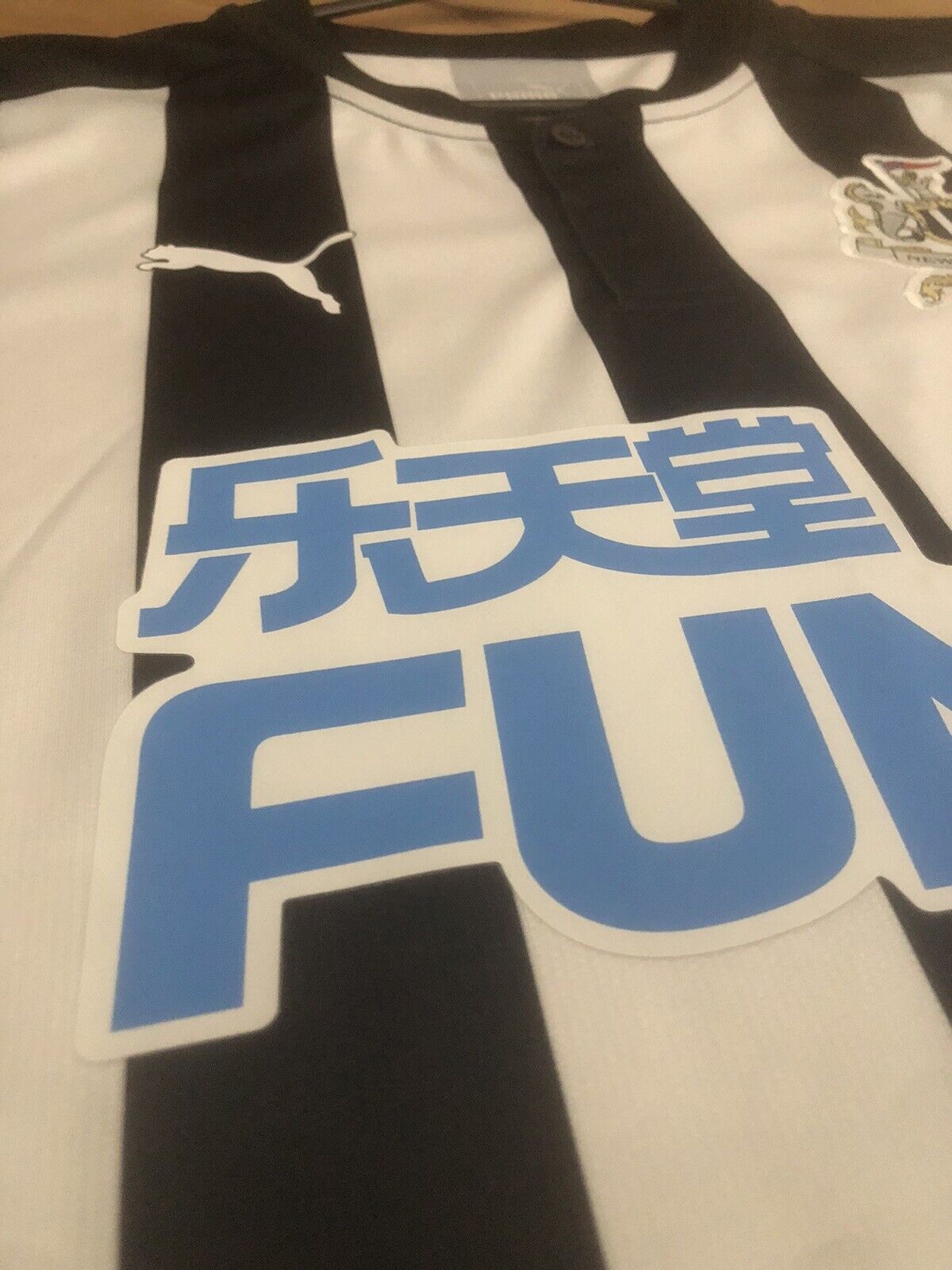 Gayle 9 Newcastle United Home Large 2017 18 Shirt Excellent Condition 751271