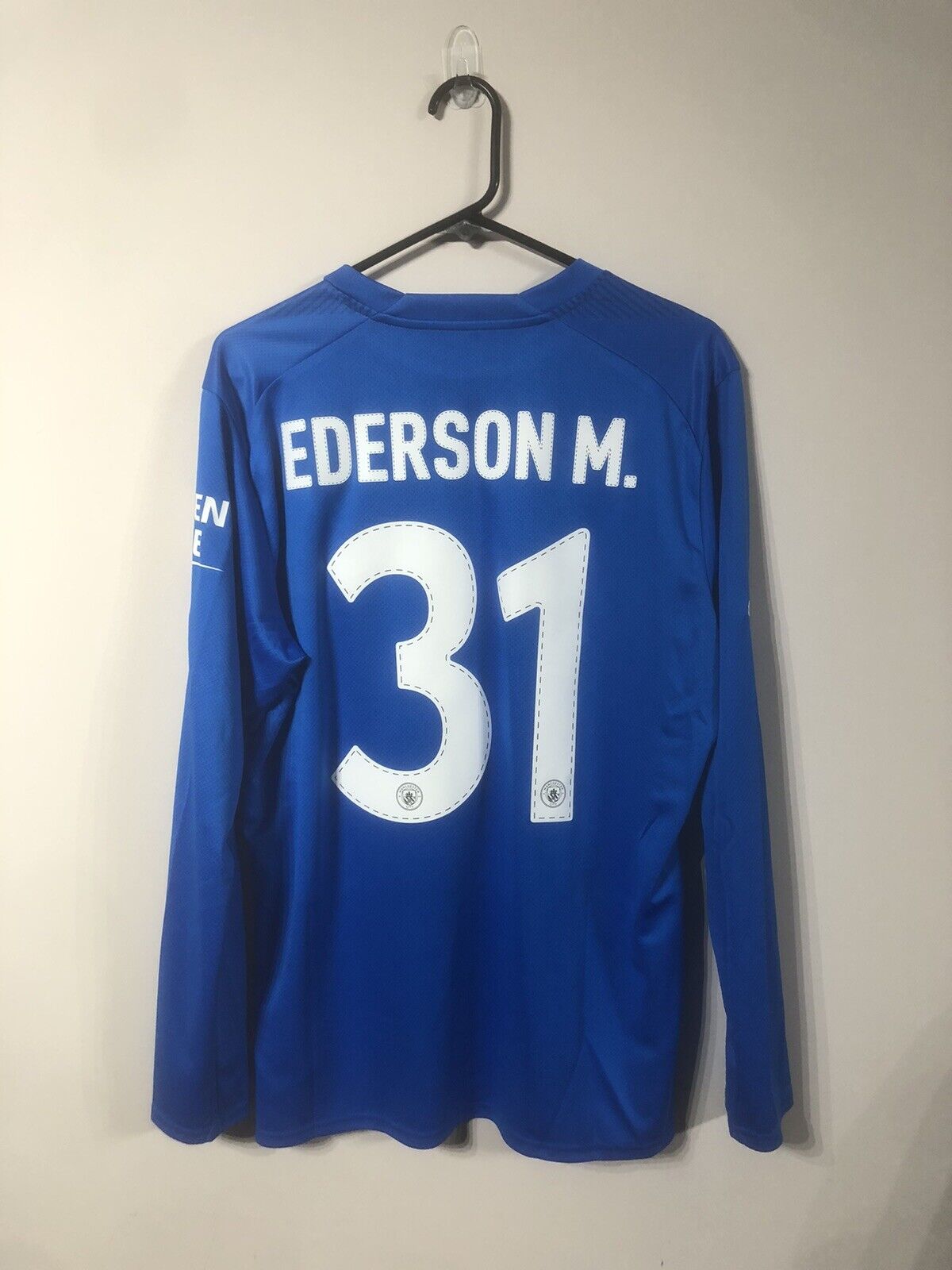 Ederson #31 Manchester City 2022/23 Large Away Euro Goalkeeper Shirt BNWT