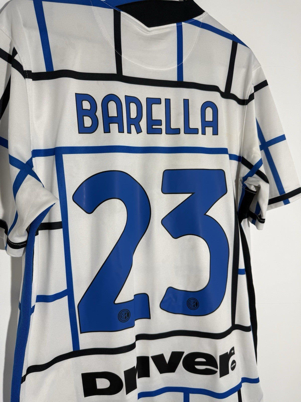 Inter Milan Barella #23 2020/21 Away Large Shirt Very Good Condition CD4239-101