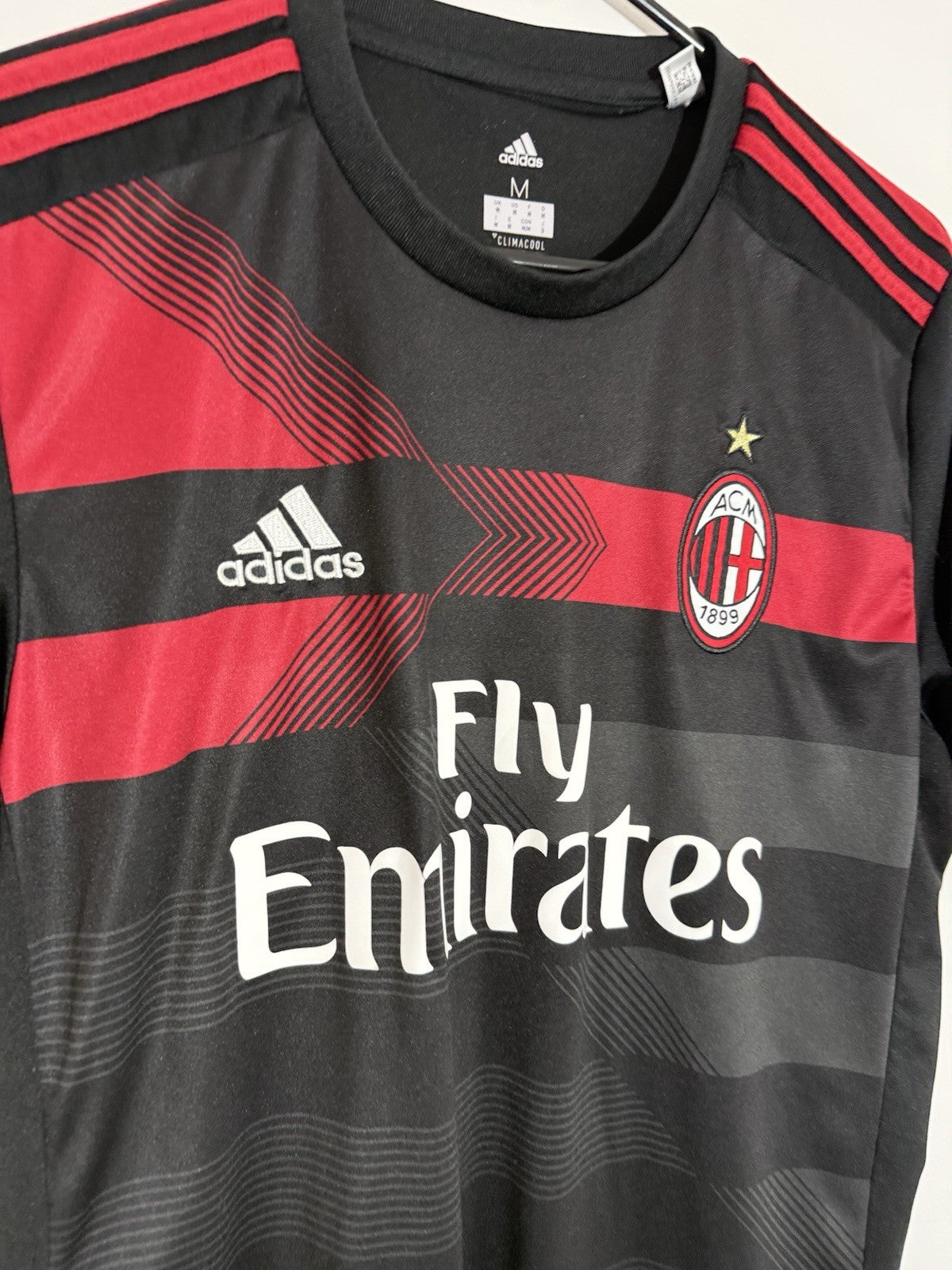 AC Milan Bonucci #19 2017/18 Medium 3rd Shirt Puma Excellent Condition AZ7052