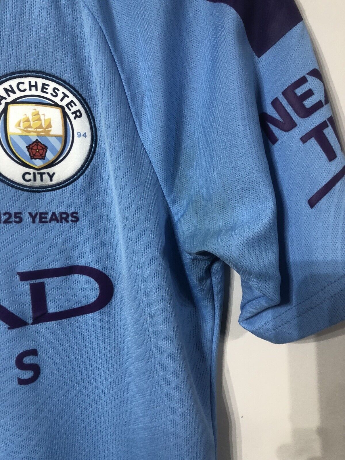 Foden #47 Manchester City 2019/20 Small Home Shirt Very Good Condition 755586-01