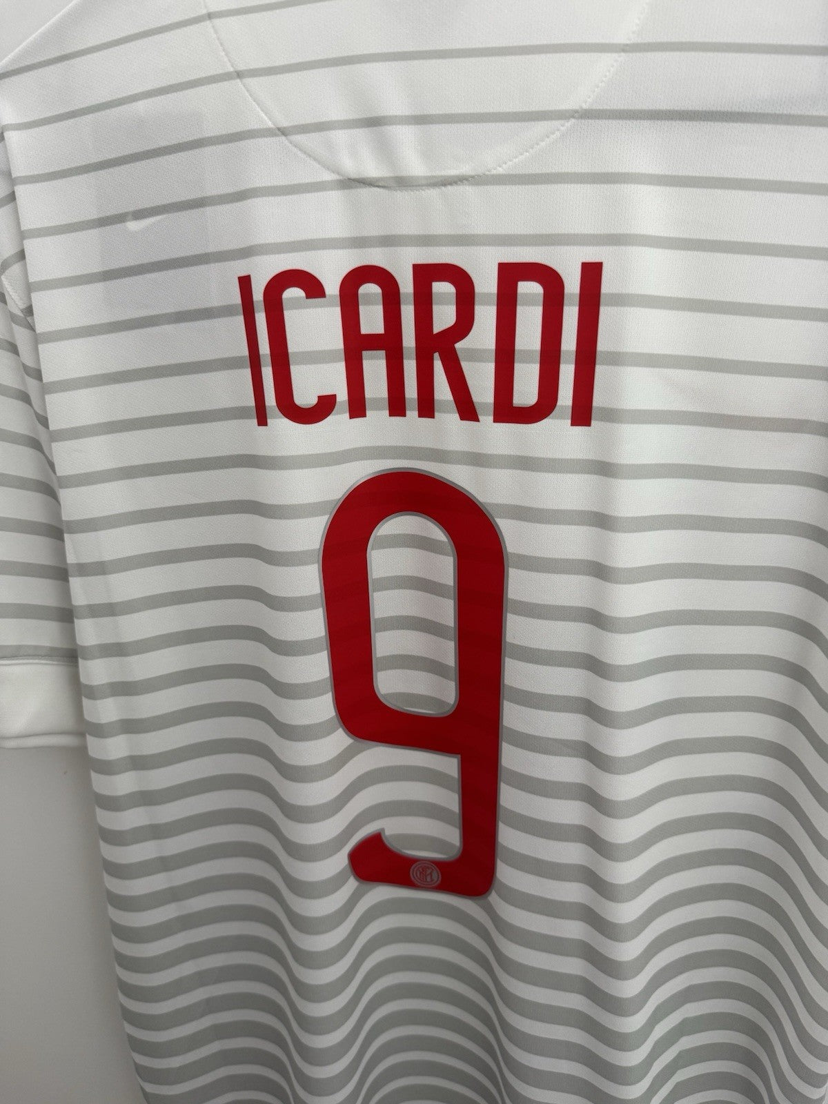 Inter Milan Icardi #9 2014/15 Large Away Shirt Excellent Condition 611063-106