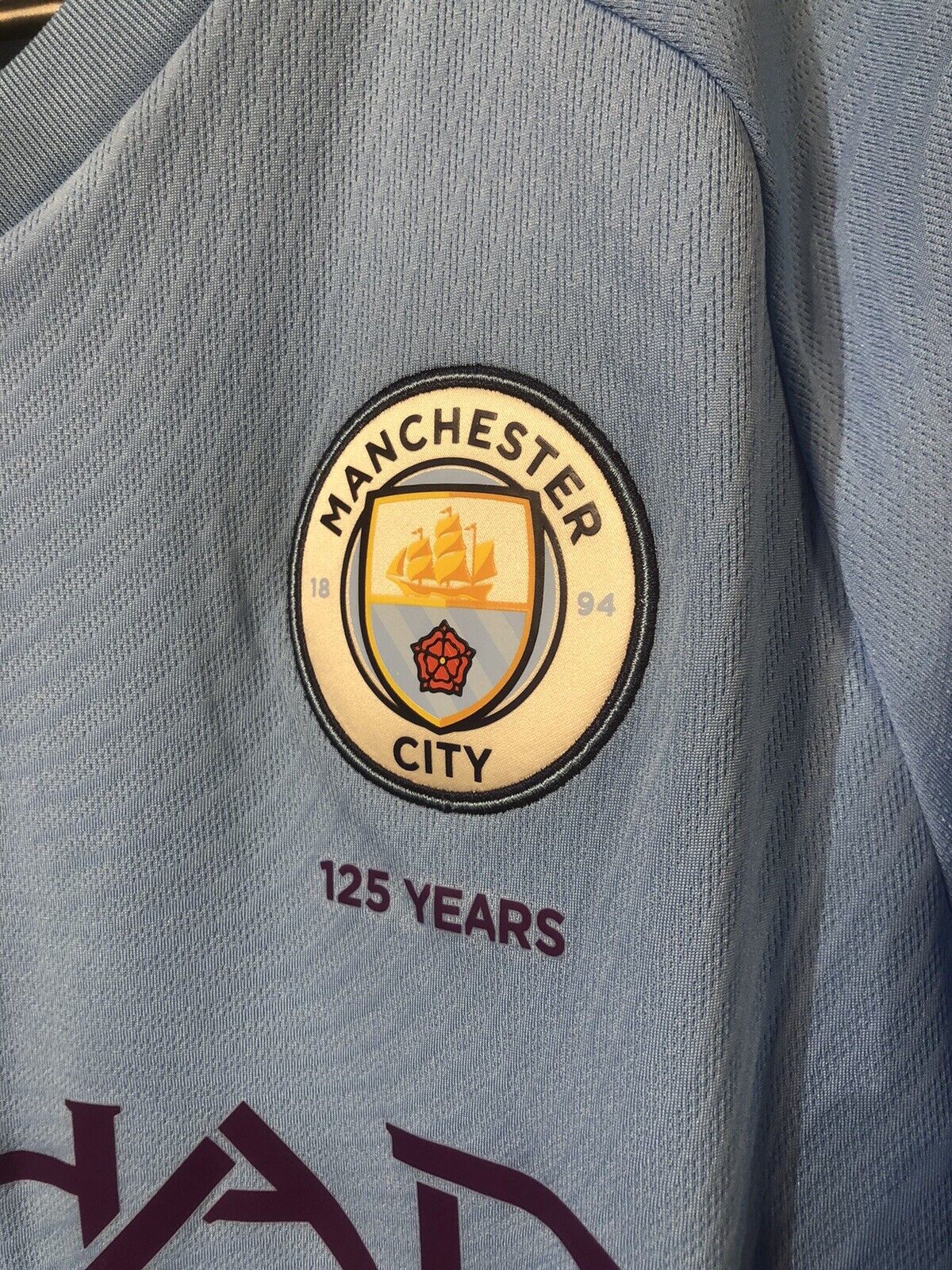 G. Jesus #9 Manchester City 2019/20 Small L/S Home Shirt Puma Excellent Conditio