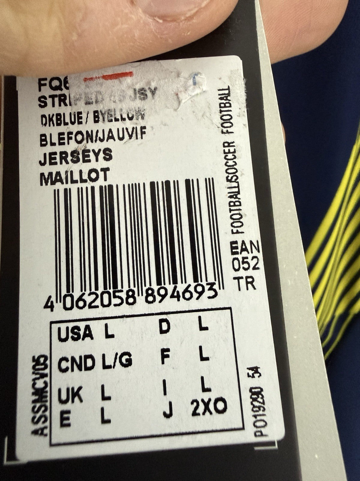 Fenerbahce Ozan Tufan #7 2019/20 Large Home Football Shirt Adidas BNWT FQ6694