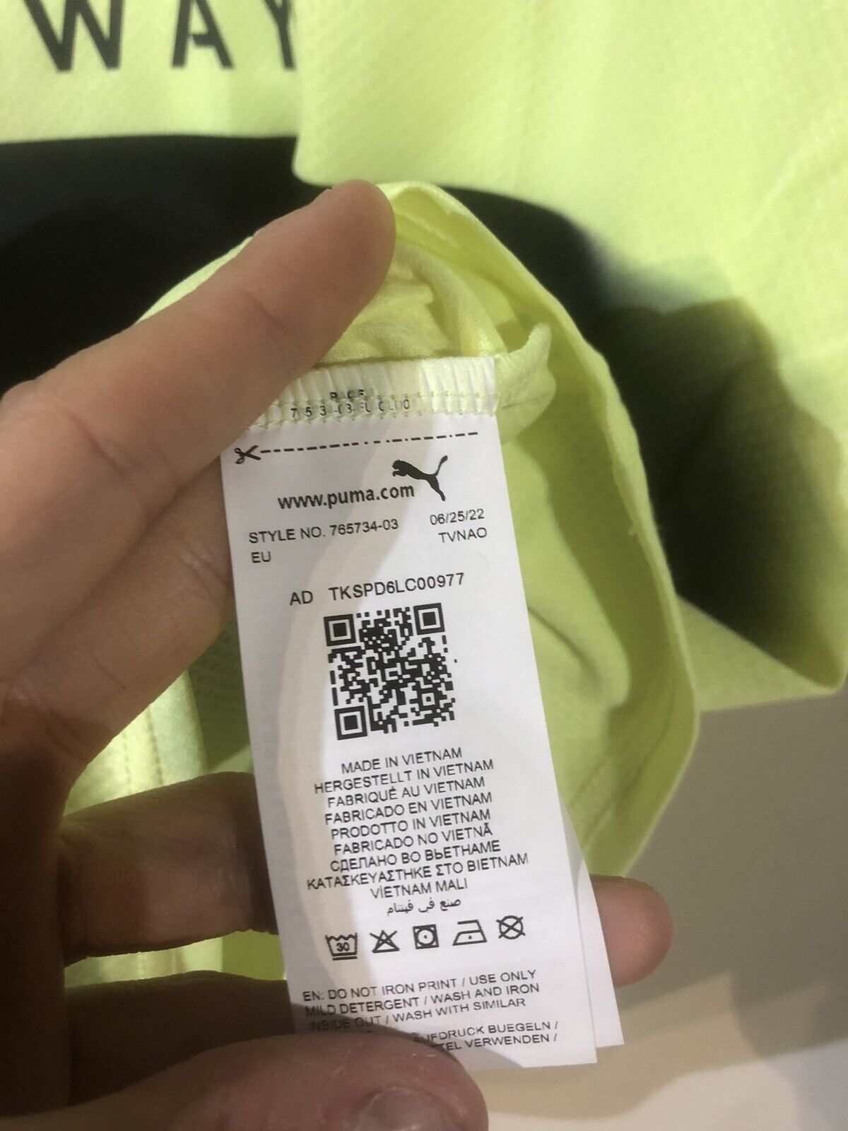 Haaland #9 Manchester City 2022/23 Treble Large 3rd Football Shirt Puma BNWT