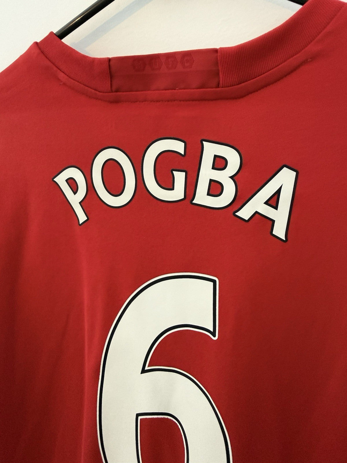 Manchester United Pogba #6 2016/17 Large Home Shirt Excellent Condition AI6720