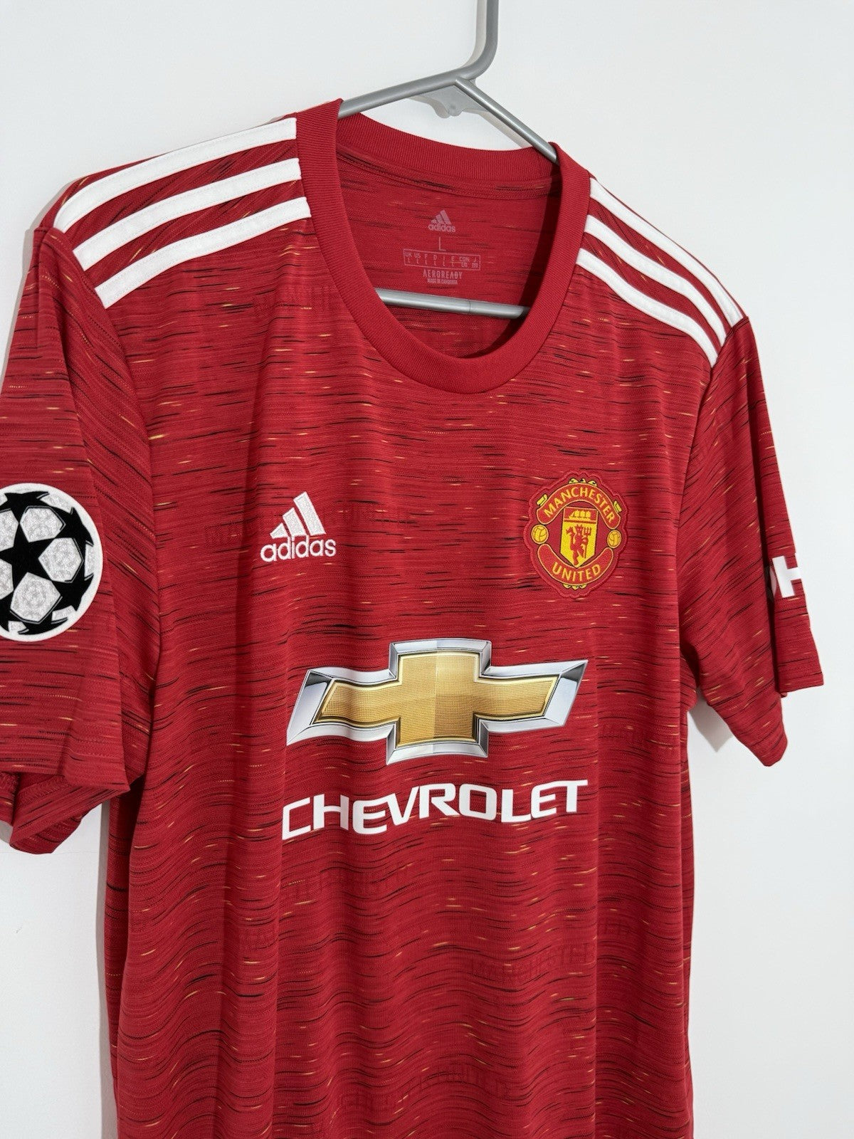 Manchester United Rashford #10 2020/21 Large Home CL Shirt Adidas BNWT GC7958