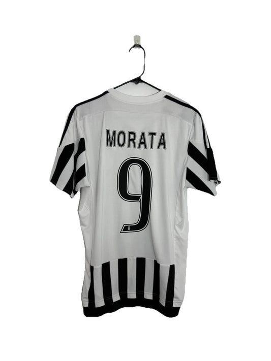 Juventus Morata #9 2015/16 Medium Home Shirt Adidas Excellent Condition AA0336
