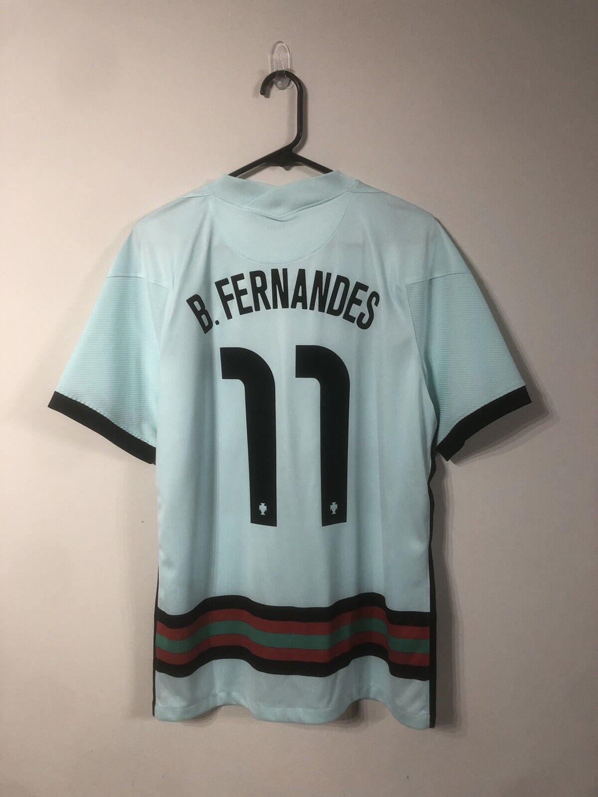 B. Fernandes #11 Portugal 2020 Away Large Shirt Nike Excellent Condition