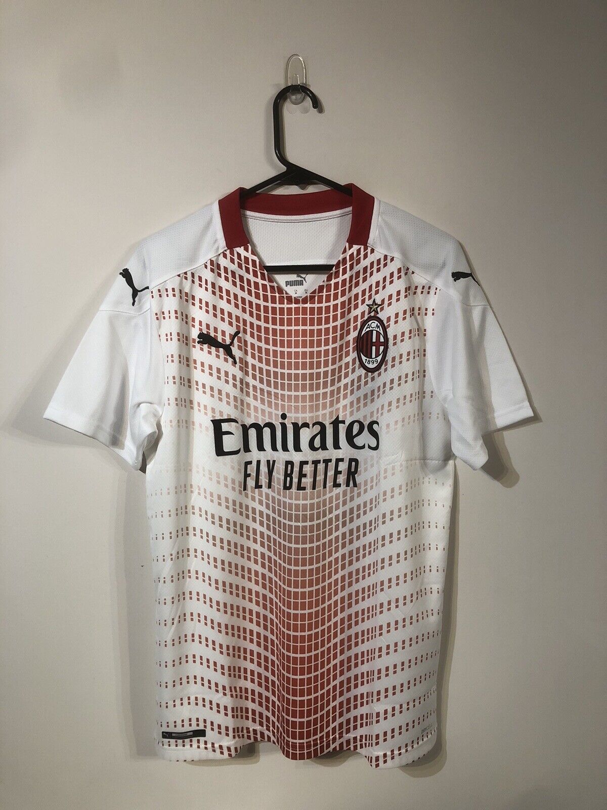 R. Leao #17 AC Milan Medium 2020/21 Away Football Shirt Puma BNWT