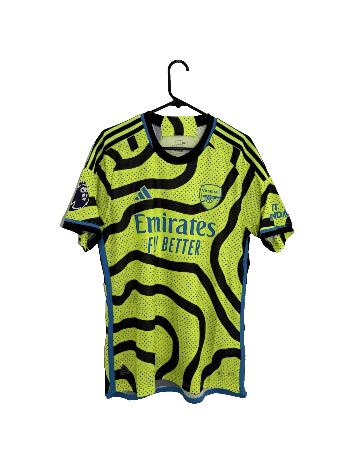 Arsenal Saliba #2 2023/24 Large Authentic Away Shirt Adidas BNWT HR6926