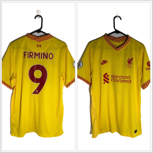 Firmino 9 Liverpool Large 2021 22 3rd Shirt Nike Brand New With Tags Db5902 704