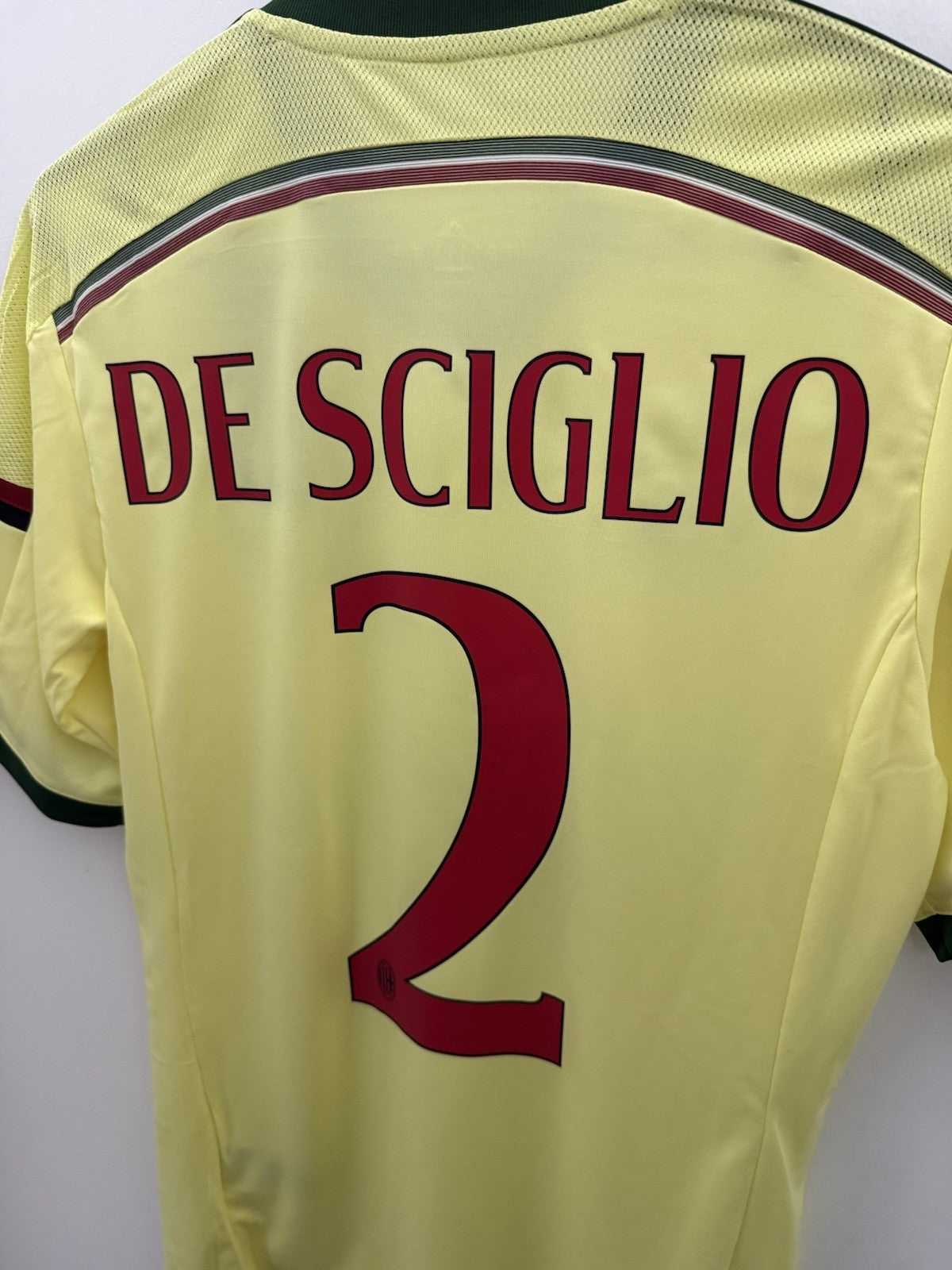 AC Milan De Sciglio #2 2014/15 Small 3rd Shirt Adidas BNWT D87207