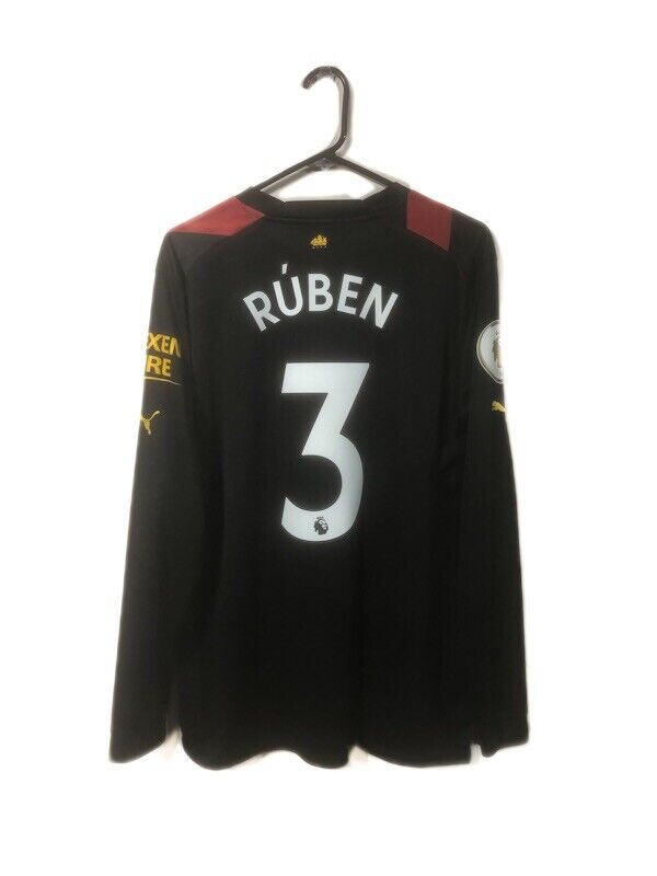 Ruben 3 Manchester City Treble 2022 23 Xl Away Excellent Condition 765723 02