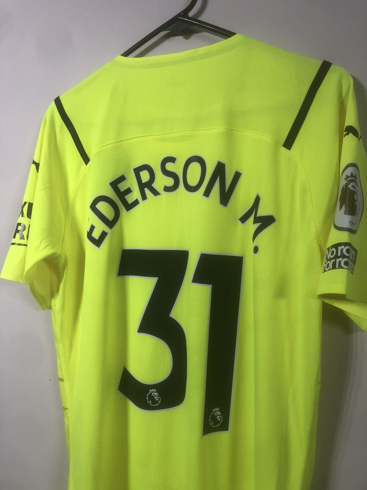 Manchester City Ederson #31 2021/22 XL Authentic GK Excellent Condion 759185-99