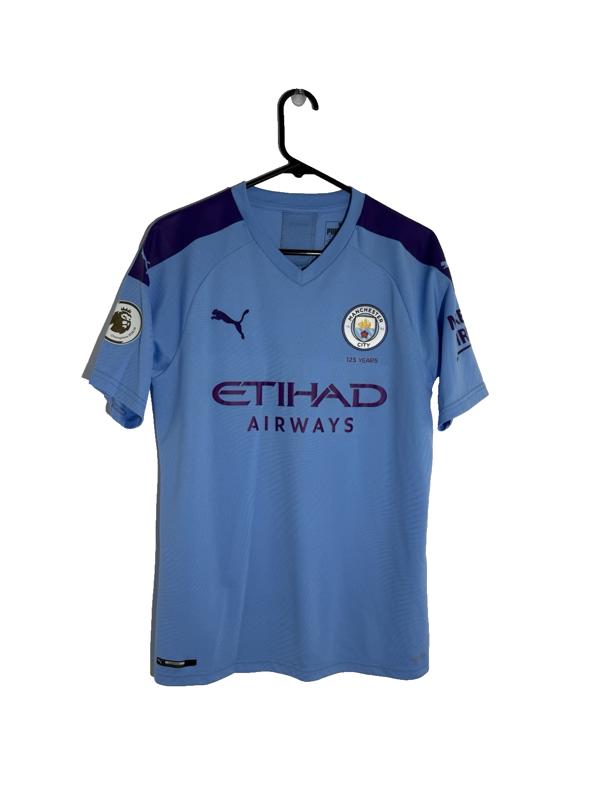 Manchester City Foden #47 2019/20 Medium (S) Home Excellent Condition 755586-01