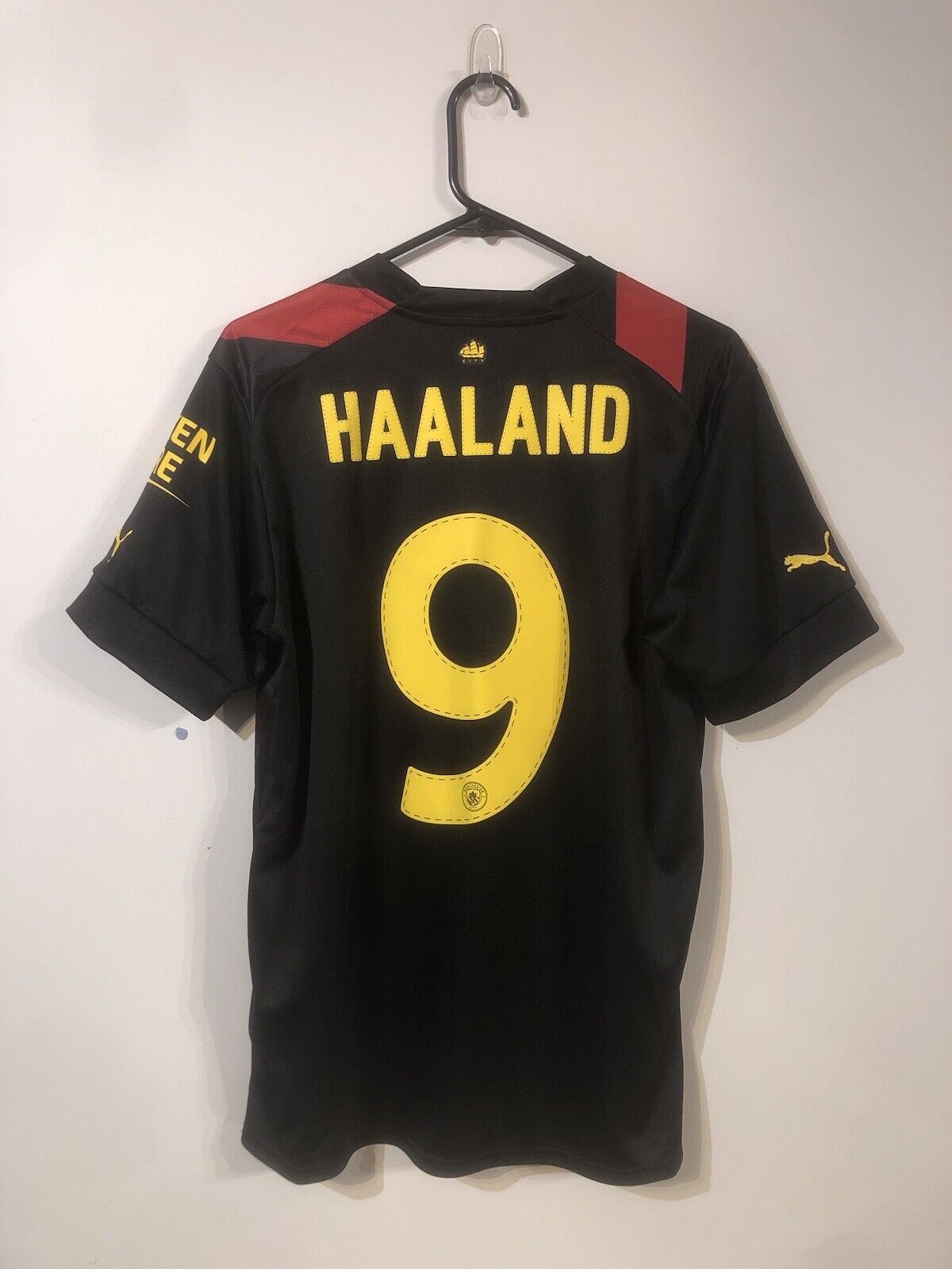 Haaland #9 Manchester City Treble 2022/23 Medium Away Shirt Excellent Condition