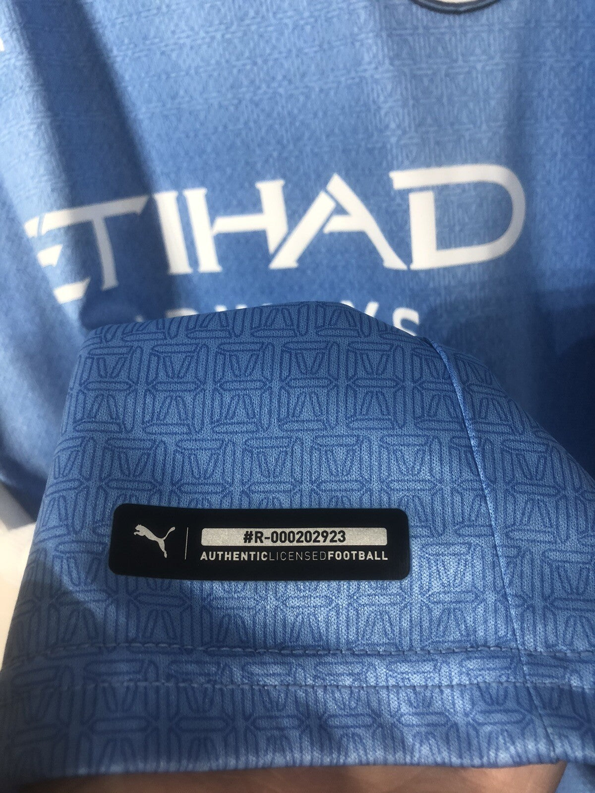 Manchester City Walker #2 2021/22 Large Home Shirt Excellent Condition 759202-01