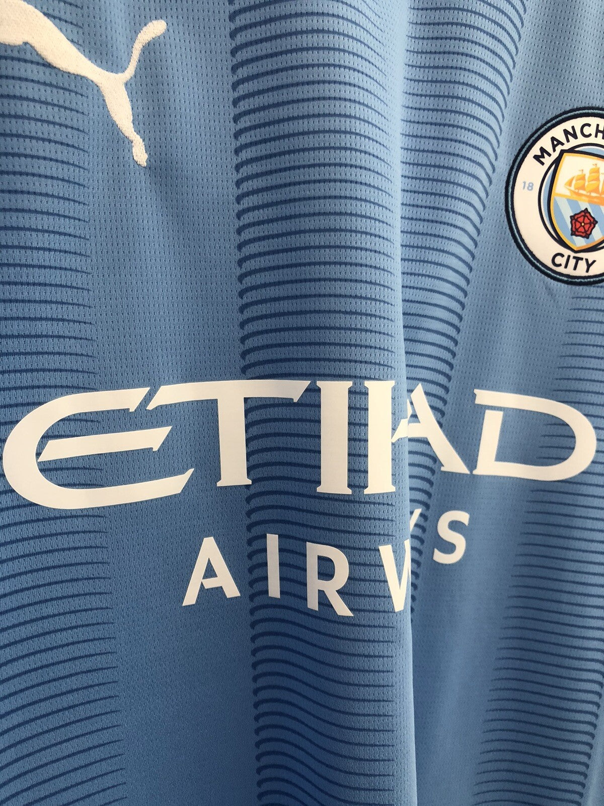 Manchester City Foden #47 2023/24 XL Home Shirt Excellent Condition 770438-01